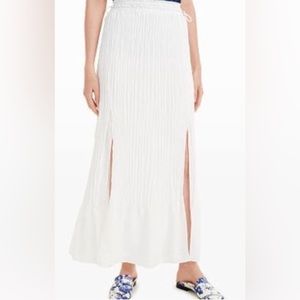 Club Monaco White Maxi Skirt